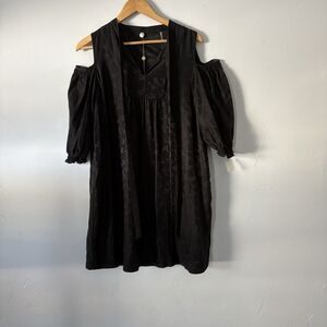 NWT 100% Silk Margaret O”Leary Black Dress Women Size Small